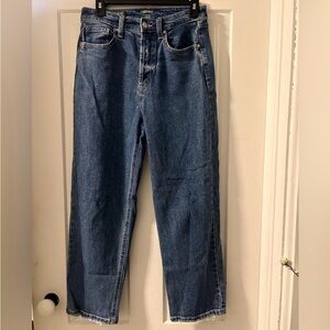 Wild Fable High Rise Straight Blue Denim Jeans